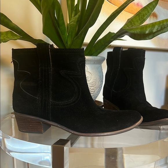 Lucky Brand Terra Rider Western Motorcycle Boots - Picture 1 of 7